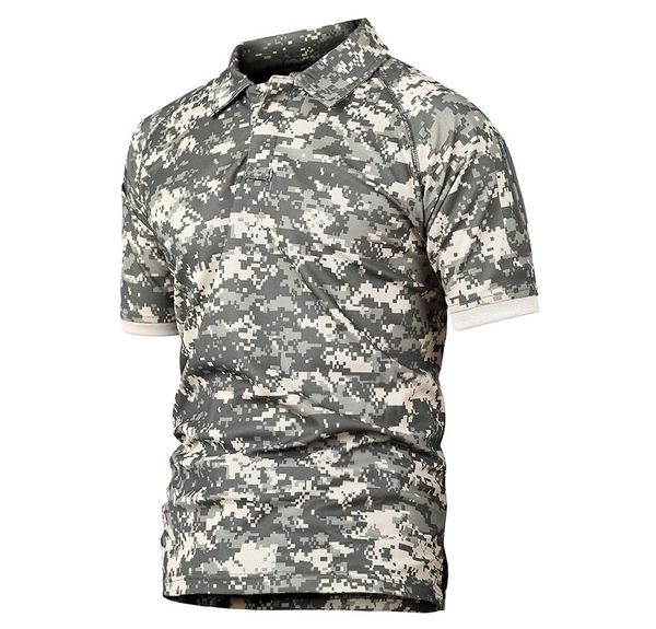 

refire gear military tactical polo shirt men summer us army camouflage polo man breathable quick drying arm pocket polo shirts fitness, White;black