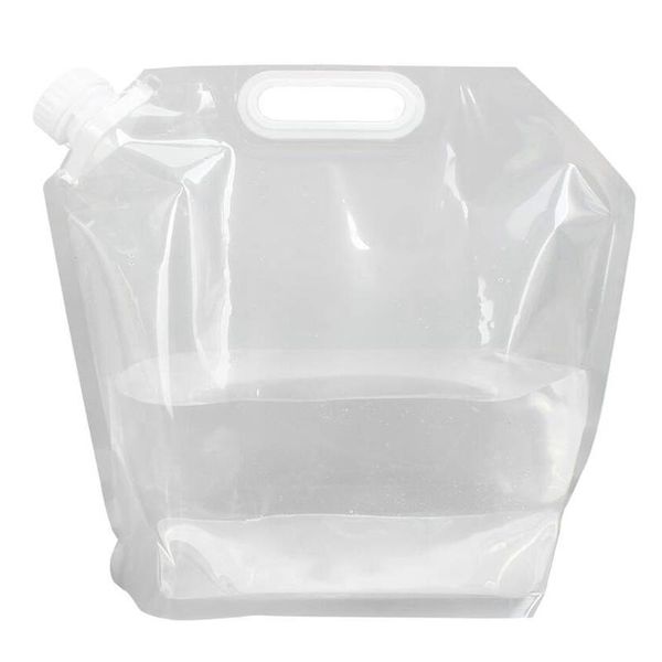 

15l/10l/5l foldable water bag outdoor sports camping hiking storge water bucket picnic container lifting carrier
