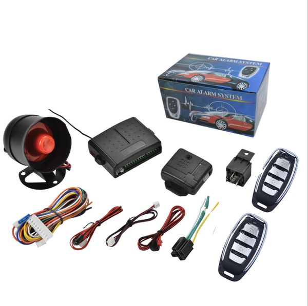

by dhl 20pcs car alarm system one way vehicle burglar alarm security protection system with remote control anti-theft device