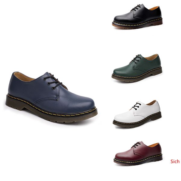 

no-brand low-martin shoes british tooling style boots casual mens women black white red green blue shoes 206