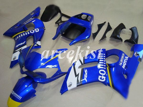 

4 подарки мотоцикл новый abs полный комплект обтекатели, пригодный для yamaha yzf-r6 1998 1999 2000 2001 2002 r6 98 99 00 01 02 набор тела b