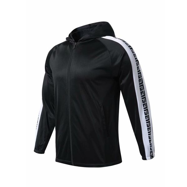 

hoodie suit autumn cardigan men casual fashion clothes spring and autumn hoodie sports clothing two-piece set coat, White;black