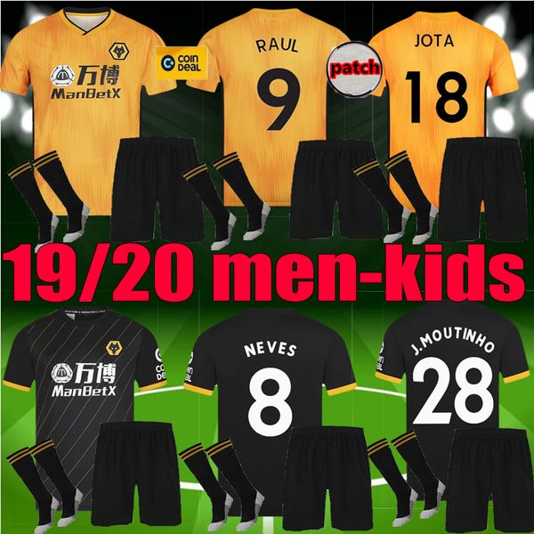 

Kid wolve 19 20 wolverhampton wanderer neve raul occer jer ey kit 2019 2020 football hirt doherty diogo j men boy maillot