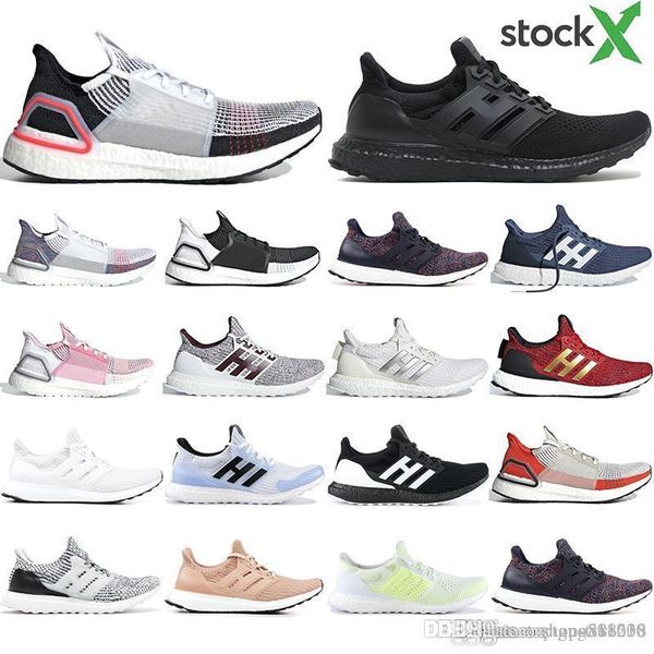 

2020 ultra boost 19 men women running shoes cloud white black oreo ultraboost 3.0 4.0 5.0 mens trainer sports sneakers