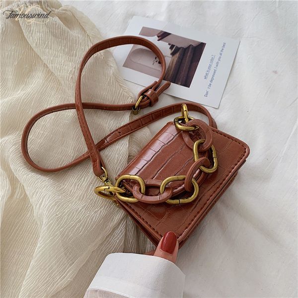 

crocodile pattern crossbody bags for women 2020 small handbag small bag pu leather hand bag ladies designer evening bags