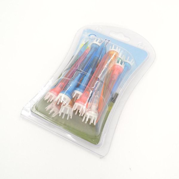 

20шт мяч для гольфа тройники 78mm смешанного цвета пластикового golf tees golf crown booster уменьшить трение тройники аксессуары mtnsb