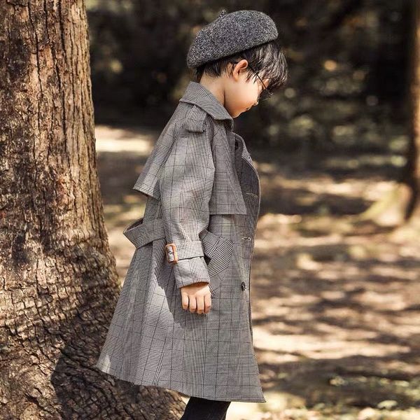 

spring autumn boy's coat new arrival korean style cotton pure color long style all-match windbreak for fashion baby boys, Camo