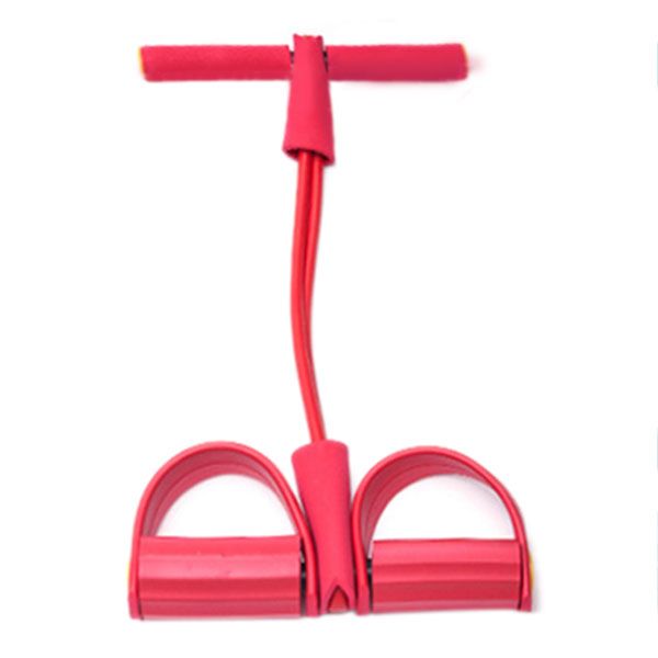 

newly dynamic pedal bodybuilding expander latex tube foot elastic pull rope slimming indoor sports equipment 19ing