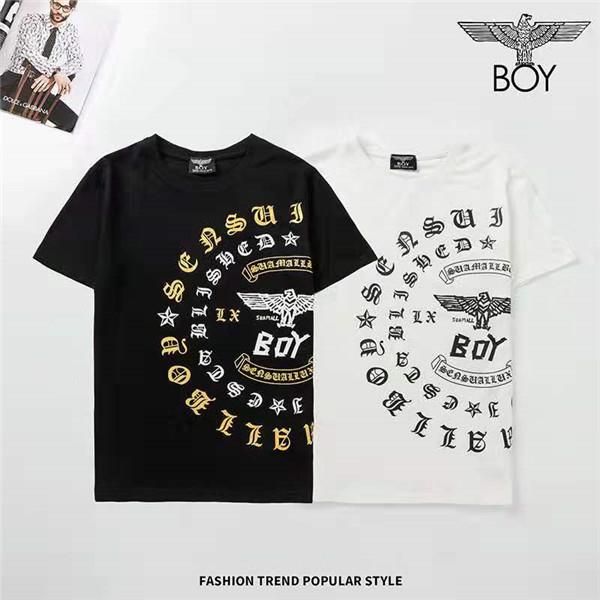 

оптовая продажа / дизайн модные футболки высокое качество топы с коротким рукавом дизайн мужская женская пуловер футболка одежда, White;black