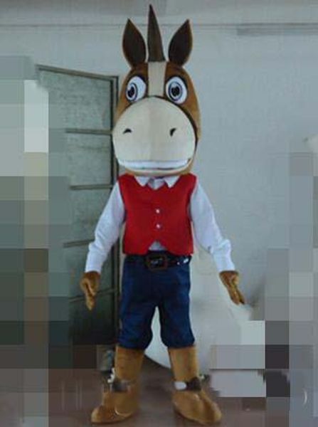 2019 de alta qualidade hot design legal do cavalo da mascote do traje de fantasia vestido venda quente traje do partido navio livre