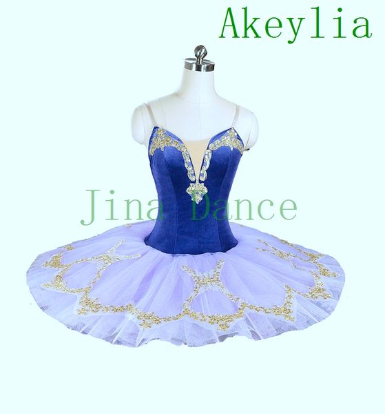 

purple pre- professional ballet pancake tutu women lilac velvet bodice with gold trim tutu ballerina dance costume for girls, Black;red