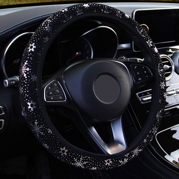 

shiny snowflake 4 colors diameter 38cm universal car steering wheel cover car accessories steering-wheel covers car-styling