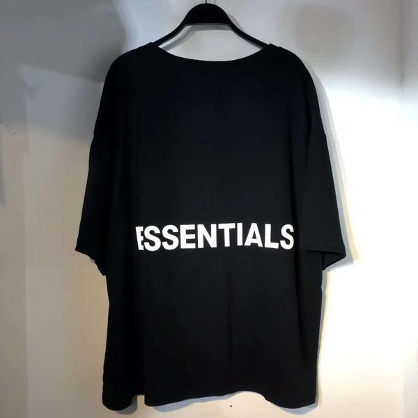 

FOG Essentials Printed Fear of God Casual Mens Tshirts Summer Male Short Sleeved Tops Loose Fit Crew Neck Tees