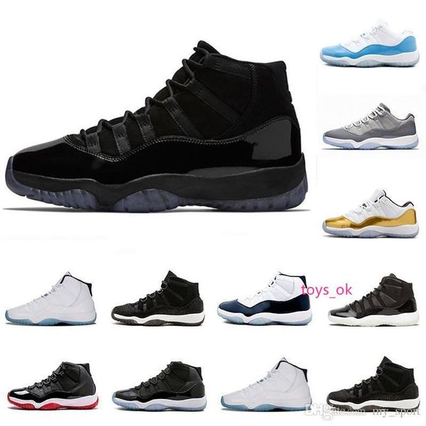 

11s 2019 night xi prom 11 cap and gown men women basketball shoes concord 45 bred space jam mens sports sneaker with box