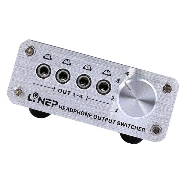 

4 in 4 out headphone 3.5mm mp3 audio signal