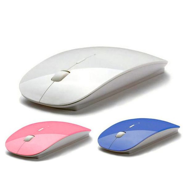 

wireless mice new 1600 dpi usb optical wireless computer mouse 2.4g receiver super slim mouse for pc laptop