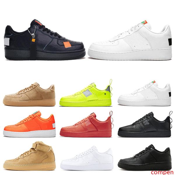 

utility triple black white dunk men women casual shoes sports skateboarding high low cut wheat trainers sneakers 36-45