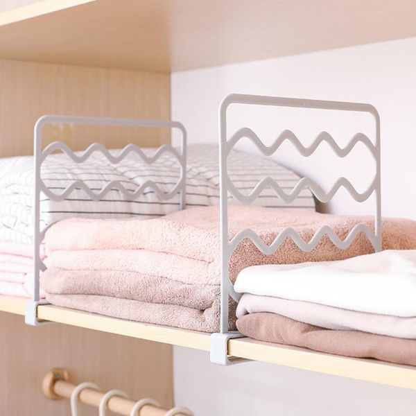 2019 Shelf Closet Wire Shelf Divider Space Saving Wardrobe
