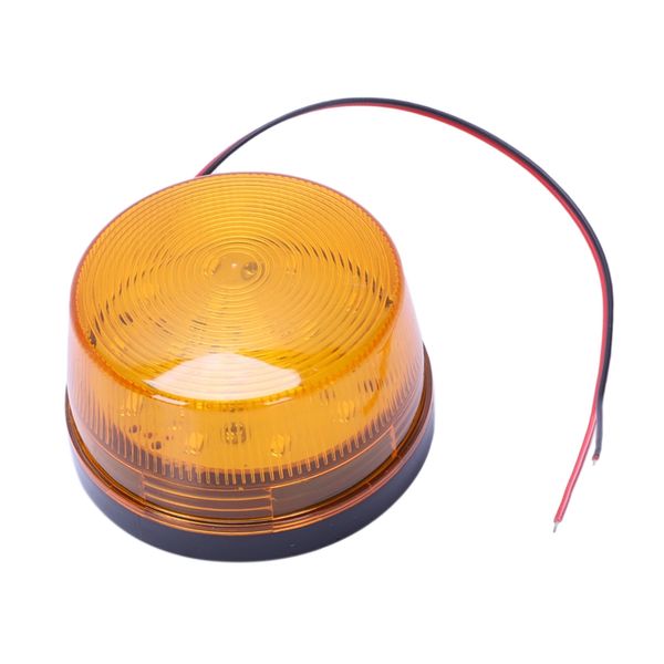

12v security alarm strobe signal safety warning flashing led light, orange