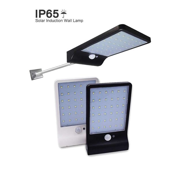 2019 Aluminum Pole 48 36 Led Solar Powered Pir Motion Sensor Lamp