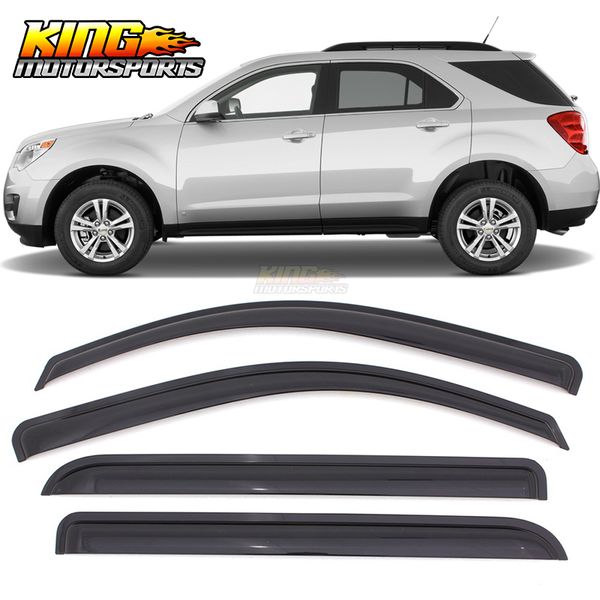 

подходит для 10-17 chevy equinox окно козырьки акриловая дым тонированные 4pc set