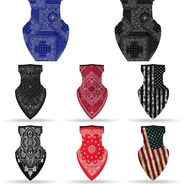

zwnvb bandana 3d sport neck skull bicycle fishing scarf bandanas shield face mask headband stock headwear ring scarf bicycle, Black