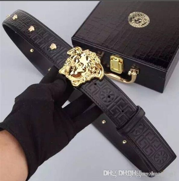 

fashion brand belt, luxury designed leisure belt for men and women, gold and silver smooth buckle belt, 4.0cm wide.high quality, Black;brown