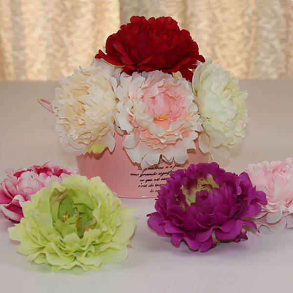 

искусственные цветы шелковый цветок пиона heads свадеб supplies симуляторы поддельные цветок домой xmas украшения 15см xd21711