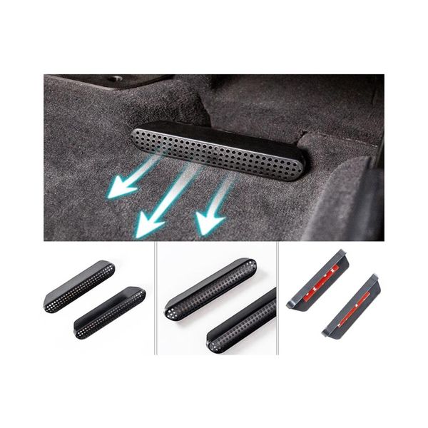 

lfotpp for x3 g01/ x4 g02 2018 2019 2020 car rear seat air condition vent outlet cover,automotive interior accessories