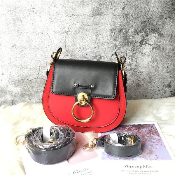 

elegant2019 piggy color hit joker single shoulder span portable genuine leather woman package tide