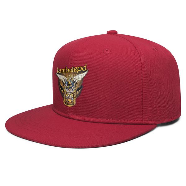 

lamb of god it's only getting worse flat brim baseball cap sports hip hop trucker hats congregation divine influence year 4 rock, Blue;gray