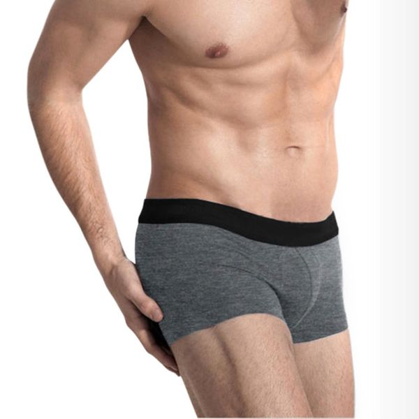 

black 2020 men tight boxer shorts men underwear boxers male normal size underpants men's boxer cotton solid