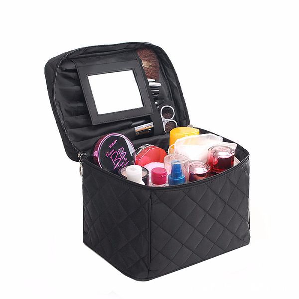 

beautician necessaire large cosmetic bag cases organizer beauty vanity makeup box bag travel toiletry wash pouch for women men