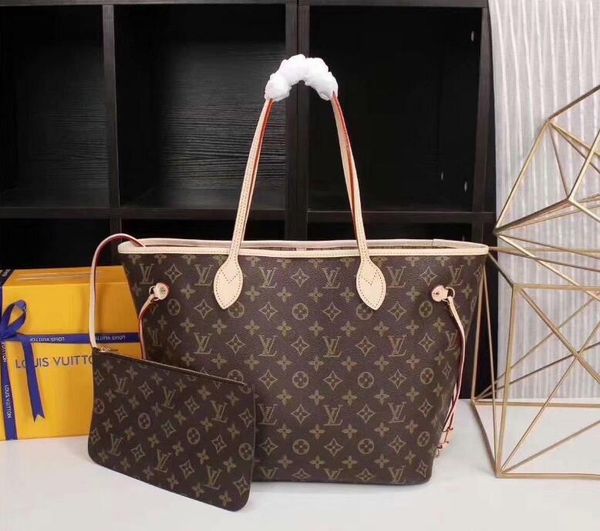 

2 pcs/set women purses and handbags ladies designer satchel handbag tote bag shoulder bags with coin purse designer handbags