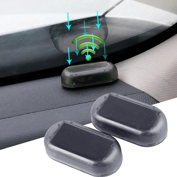 

1pcs universal car security alarm led light solar power anti-theft warning led flashing lamp warning light new