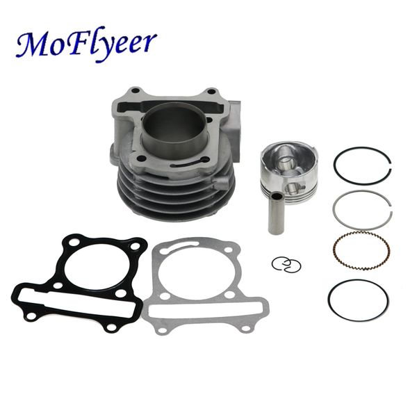 

moflyeer gy6 39mm 44mm 47mm 50mm big bore kit cylinder piston ring set for 4 stroke scooter moped 139qmb gy6 50 60 80 100 cm3