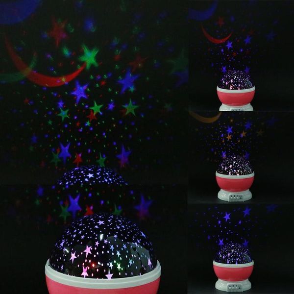 

starry sky earth rotate projector led night light usb aa battery powered led night lamp novelty baby light for christmas gift