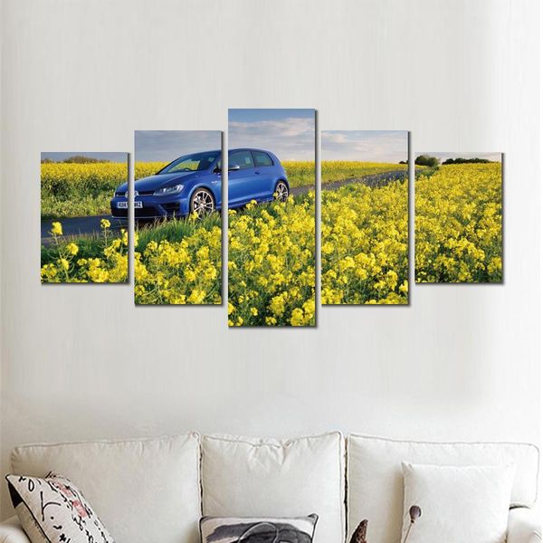 2020 Canvas Prints Piantings Picture Volkswagen Golf Mk For Home