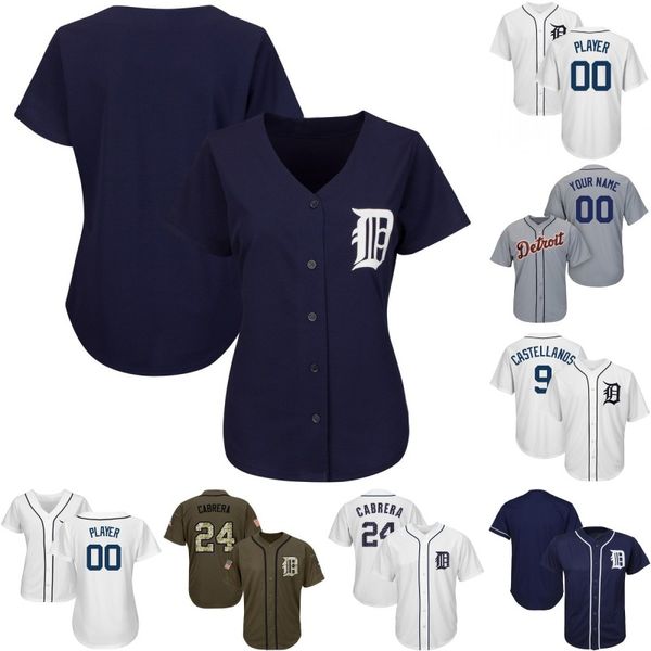 

Lady & Youth Detroit Jersey 24 Miguel Cabrera 9 Nick Castellanos 28 Niko Goodrum 17 Grayson Greiner Ronny Rodriguez Tigers Baseball Jerseys