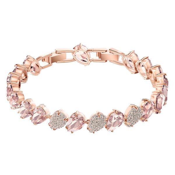 

mandy personality in autumn and winter of 2019 rose gold rose water drop bracelet 5427973 send brides better accessories, Golden;silver