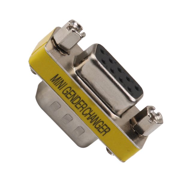 

db9 9-контактный разъем rs-232 женский пол changer ответвителя кабель-адаптер