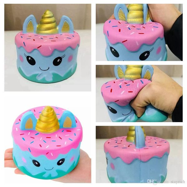 

kawaii squishy unicorn торт jumbo мультфильм крем хлеб slow восходящая super soft jumbo squeeze снятие стресса