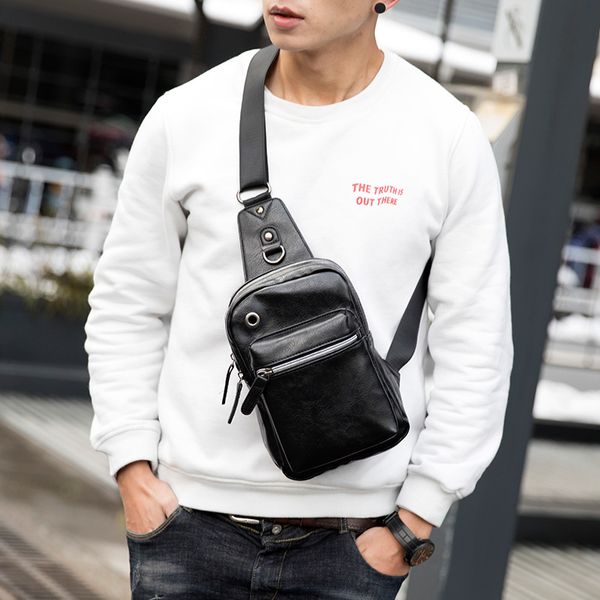 

new leisure bag men's messenger bag shoulder sports backpack