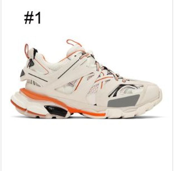 

2019-20 luxury designer track sneakers for men women triple black white grey outdoor casual shoes height height increasing jogging walking