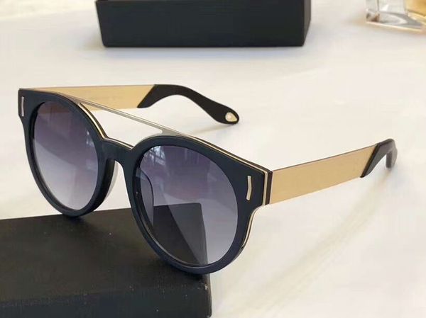 

round sunglasses 7017/s matte black/gold 7017 glasses eyewear new with box, White;black