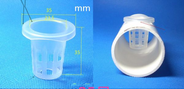

planters & pots planting basket plastic hydroponics vegetable planting basket soilless planting blue cup root fixing device