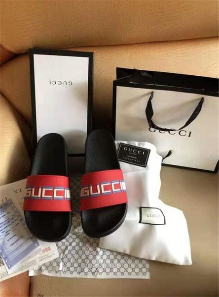 

с коробкой горячей марки мужские пляжные слайд сандалии medusa scuffs 2017 тапочки мужские белые beach fashion слипоны дизайнерские сандалии, Black