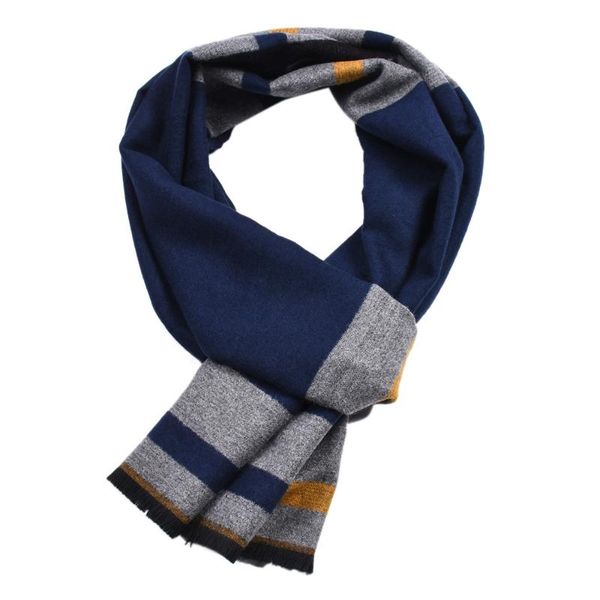 

2019 winter men cashmere scarf warm patchwork plaid scarves shawls male sjaal foulard business scarf bufanda, Blue;gray
