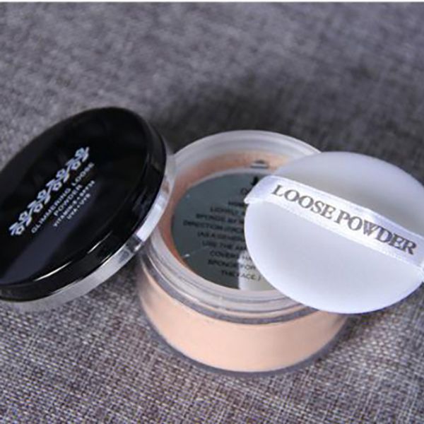 

2019 new loose powder oil control fixed макияж водонепроницаемый долговечность мед powder concealer makeup foundation 3 цвета puff торт s010