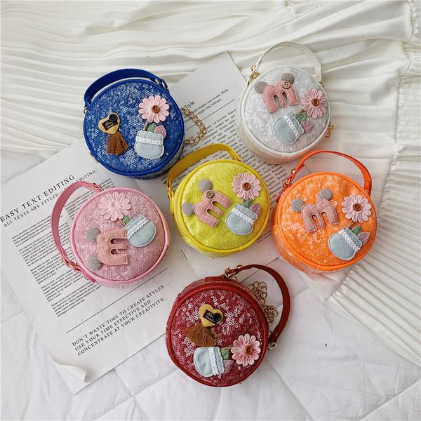

kid's messenger bag 2019 korean-style fashion sequin cartoon accessories purse trend cute adorable baby shoulder bag